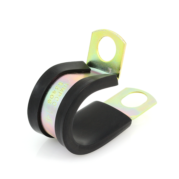 AC48.3/8ZY 3" CUSHIONED LOOM CLAMP, 3/4"
WIDE, 0.406 HOLE DIA ZINC YELLOW
PLATED STEEL